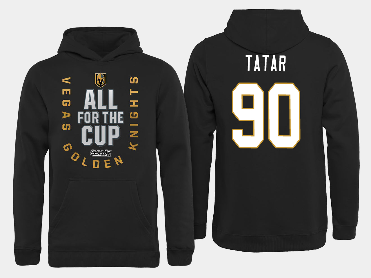 Men NHL Vegas Golden Knights #90 Tatar All for the Cup hoodie->more nhl jerseys->NHL Jersey